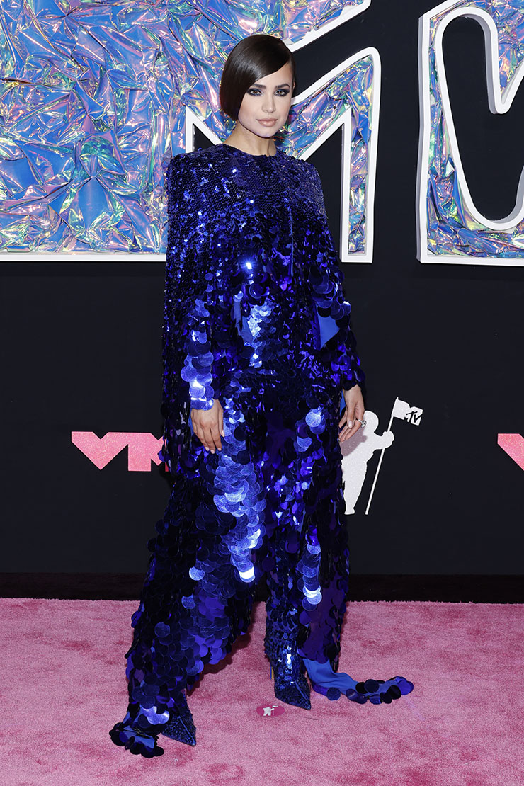 Sofia Carson Wore Alexandre Vauthier Haute Couture To The 2023 MTV VMAs