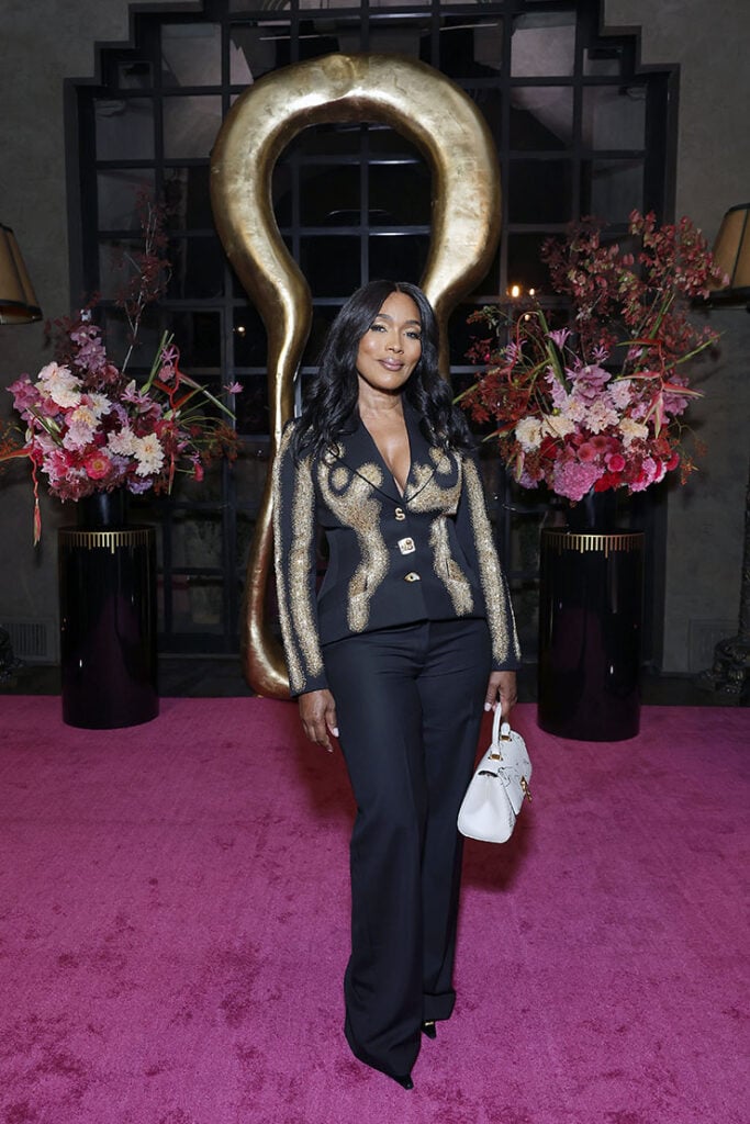 Angela Bassett wearing Schiaparelli, is seen as Neiman Marcus Welcomes Schiaparelli's Daniel Roseberry to Los Angeles