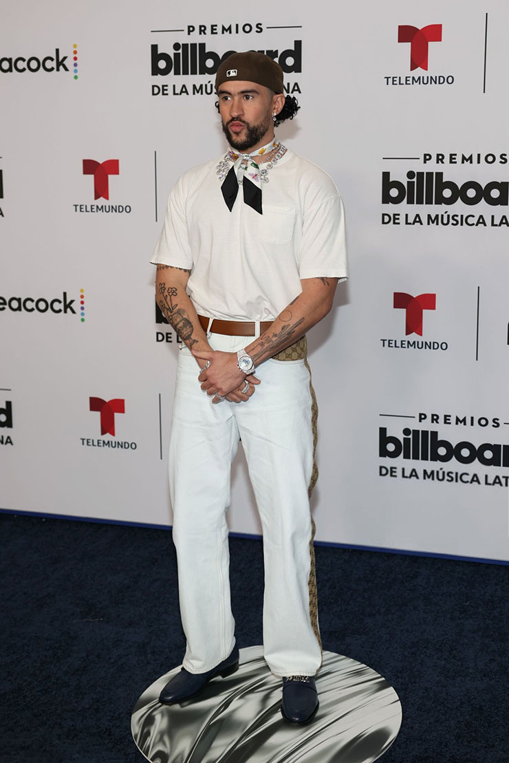 Bad Bunny Wore Gucci To The 2023 Billboard Latin Music Awards