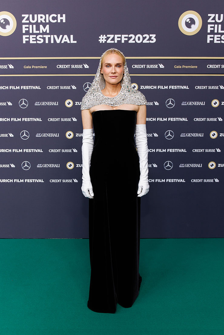 Diane Kruger Wore Stéphane Rolland Haute Couture To The ‘Visions’ Zurich Film Festival Premiere