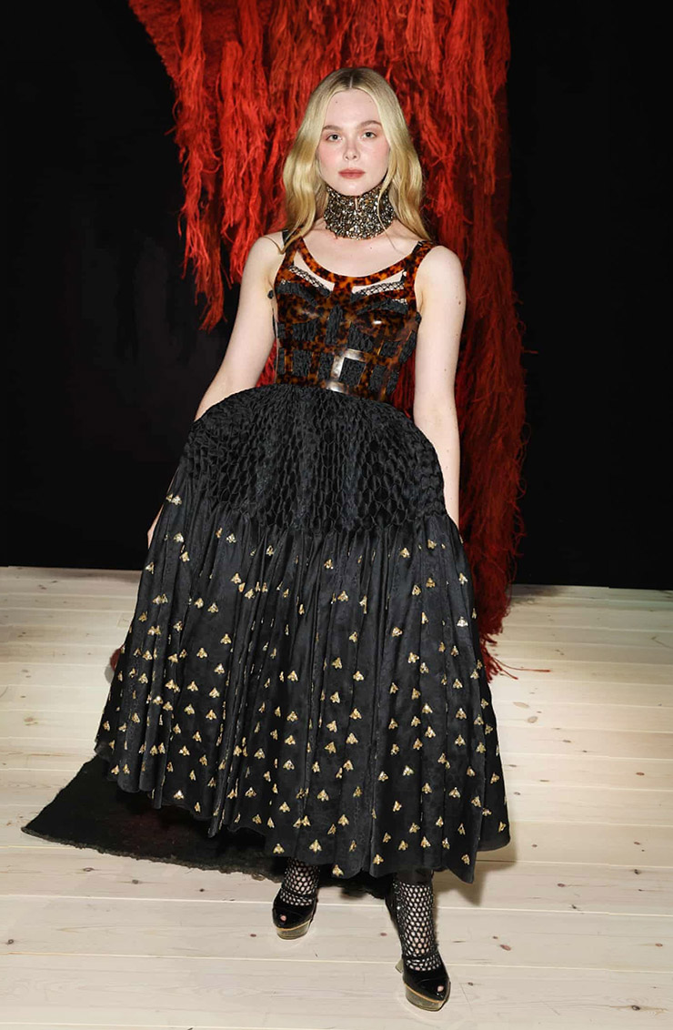 A look from Alexander McQueen's Spring 2024 Collection. Photo