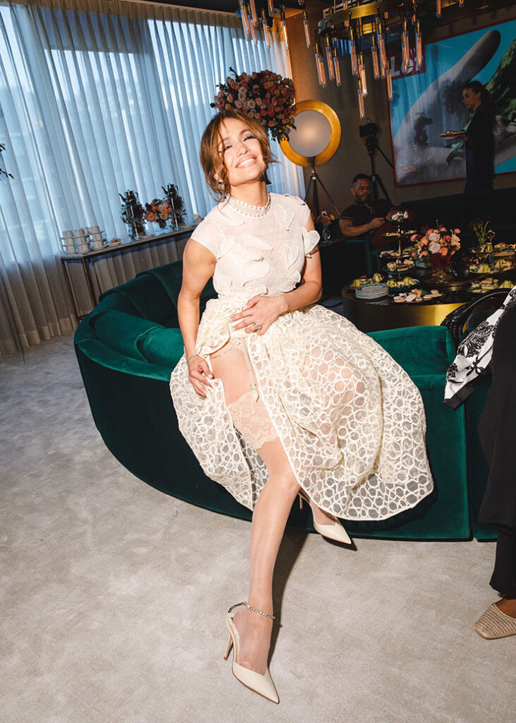 Jennifer Lopez Celebrates Her Intimissimi 'This Is Me  Now' Collection In  Zuhair Murad & Balmain