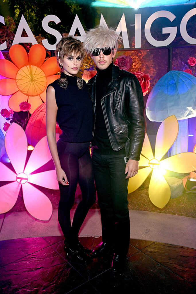 Kaia Gerber and Austin Butler attend the Annual Casamigos Halloween Party