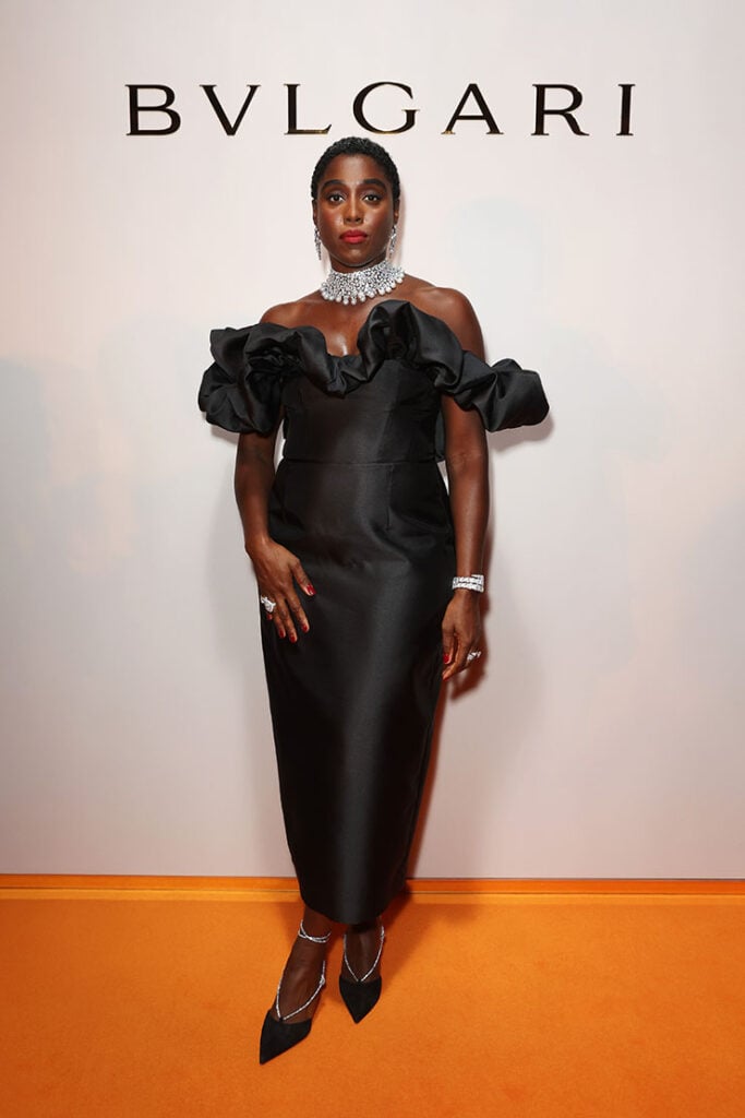 Lashana Lynch Wore Alémais To The Bulgari Frieze London High Jewellery Gala 