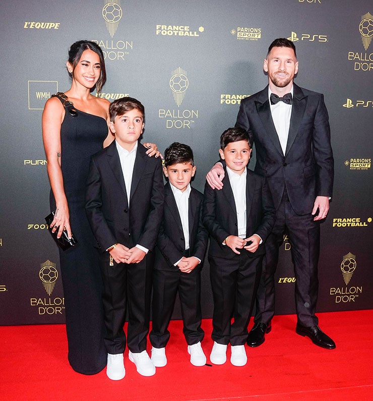 Lionel Wore Louis Vuitton To The 2023 Ballon d'Or Ceremony