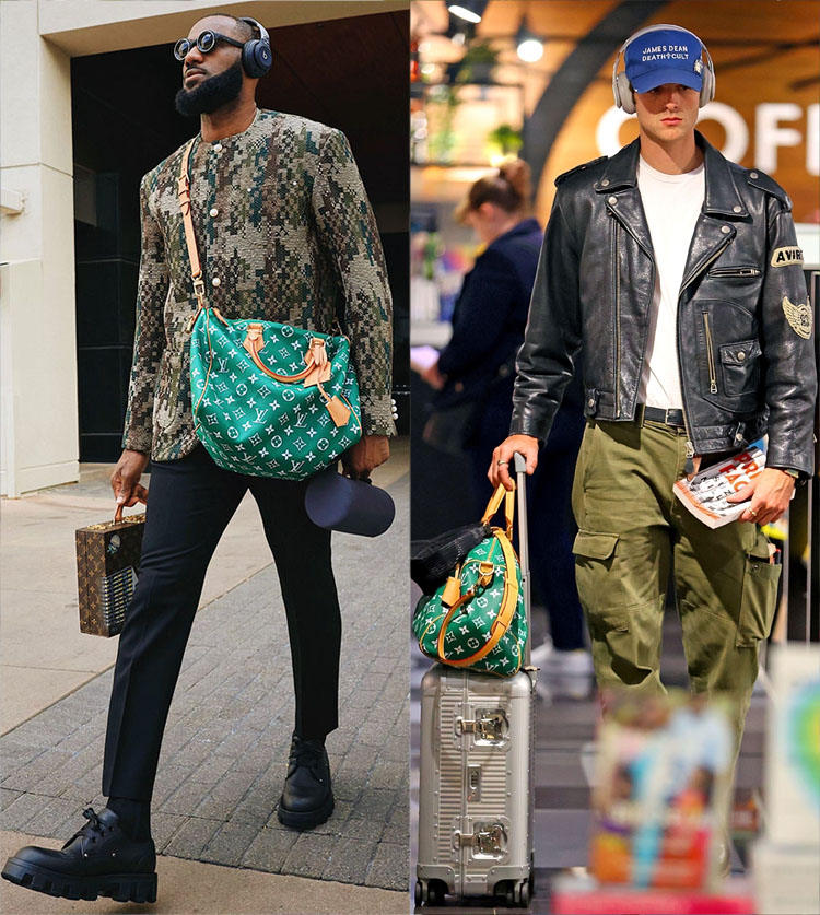 Celebrities Love The Green Monogram Louis Vuitton Speedy Bag