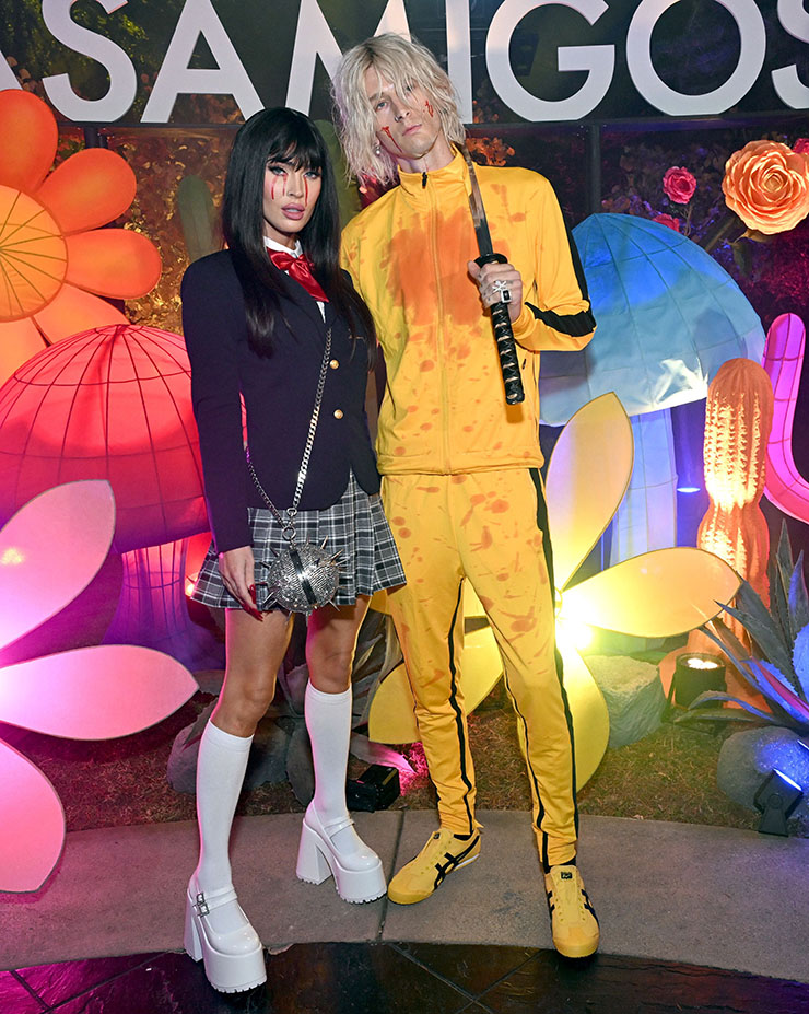 Megan Fox and Machine Gun Kelly attend the Annual Casamigos Halloween Party