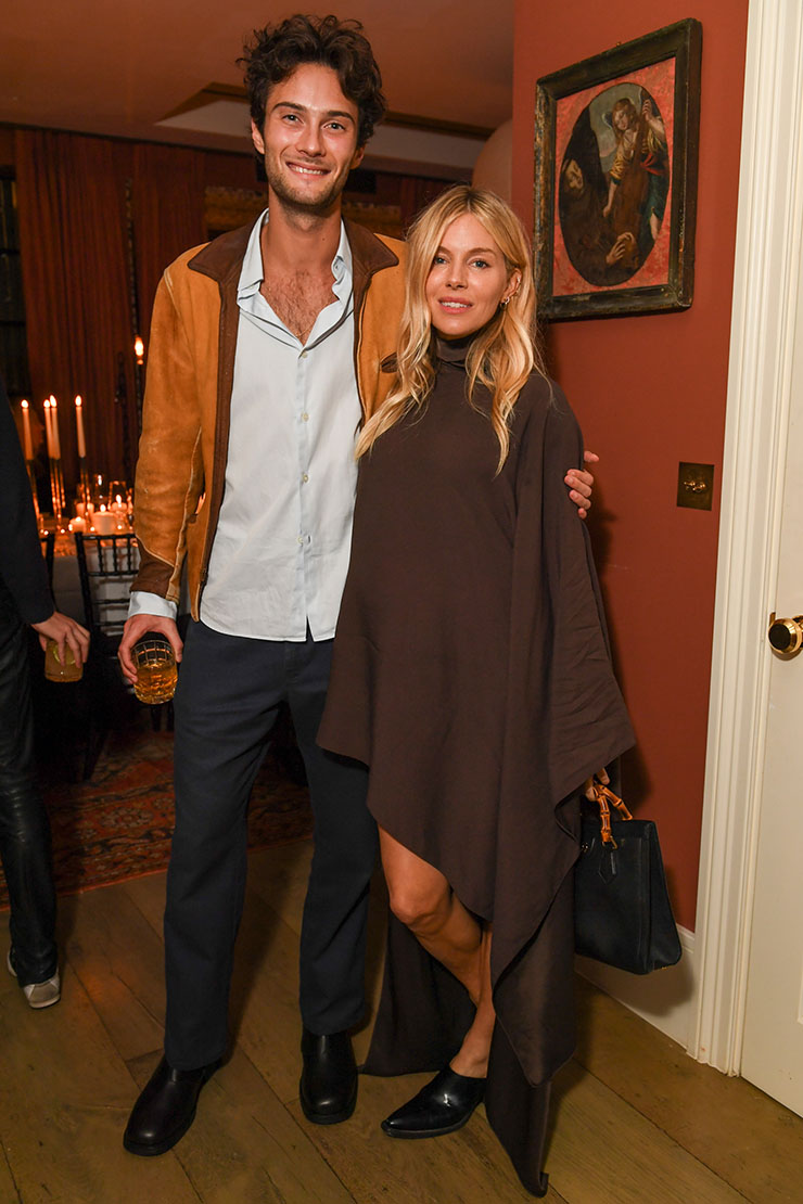 Sienna Miller Wore Taller Marmo To The Haider Ackermann x Augustinus Bader x Tish Weinstock Dinner