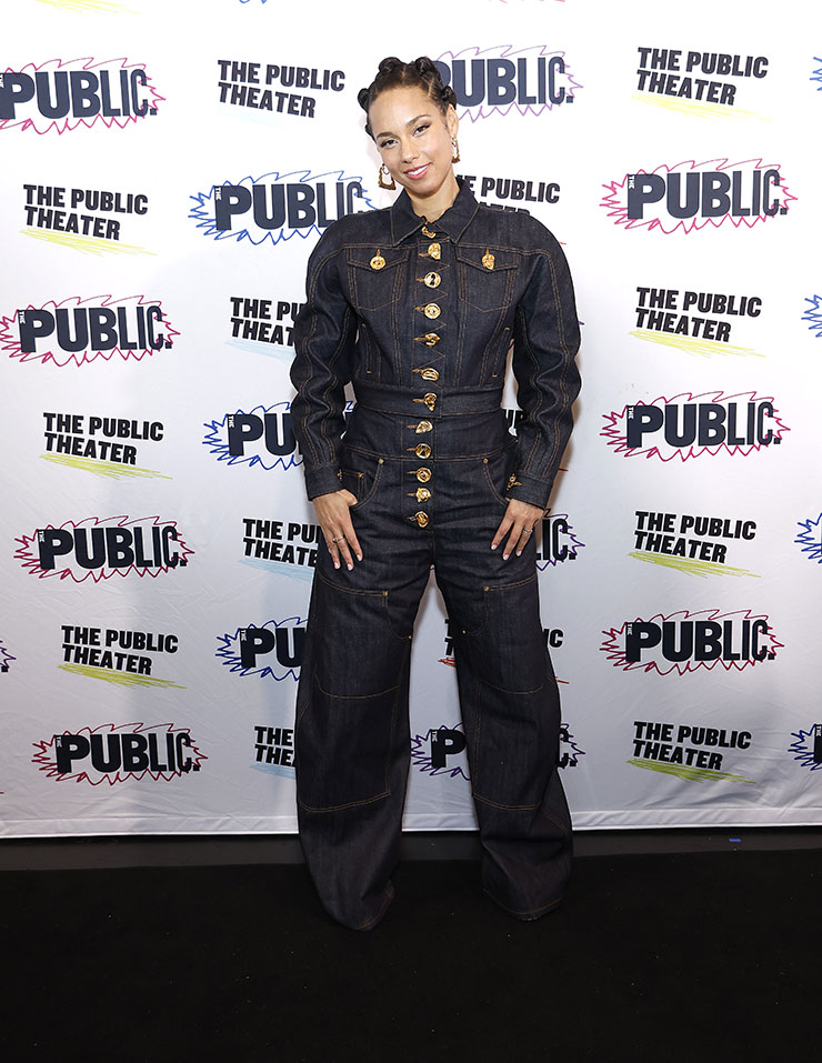 Alicia Keys Wore Schiaparelli To The ‘Hell’s Kitchen’ Opening Night
