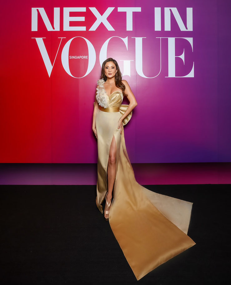 Ashley Park Wore Andrew Kwon To The Vogue Singapore’s NEXT IN VOGUE Gala