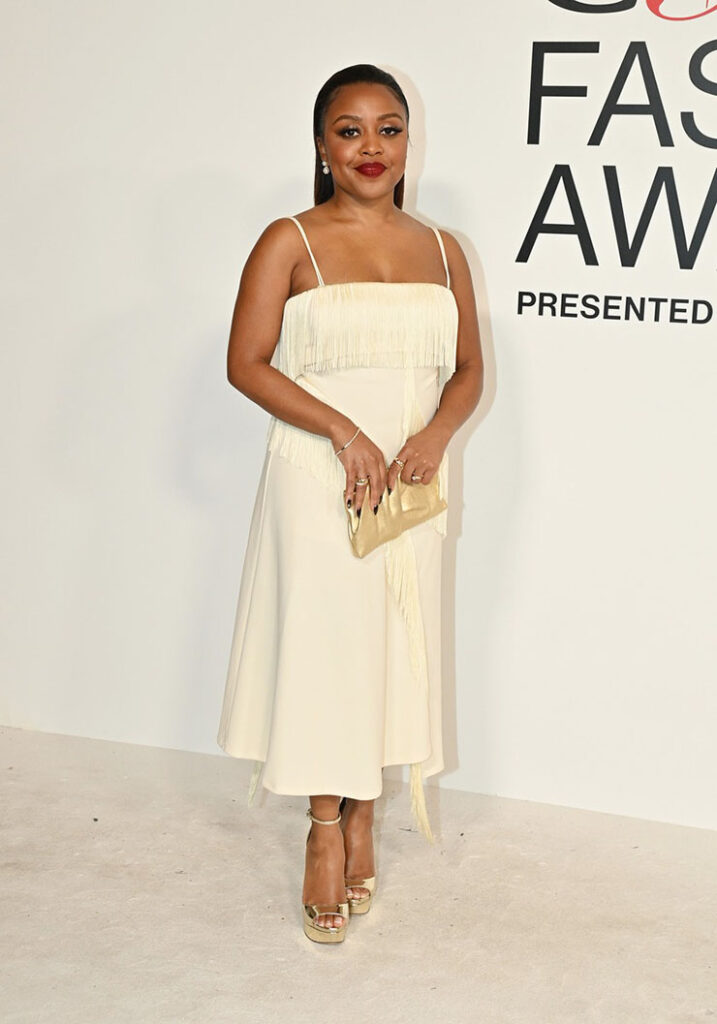 Quinta Brunson 
Tanya Taylor
2023 CFDA Fashion Awards