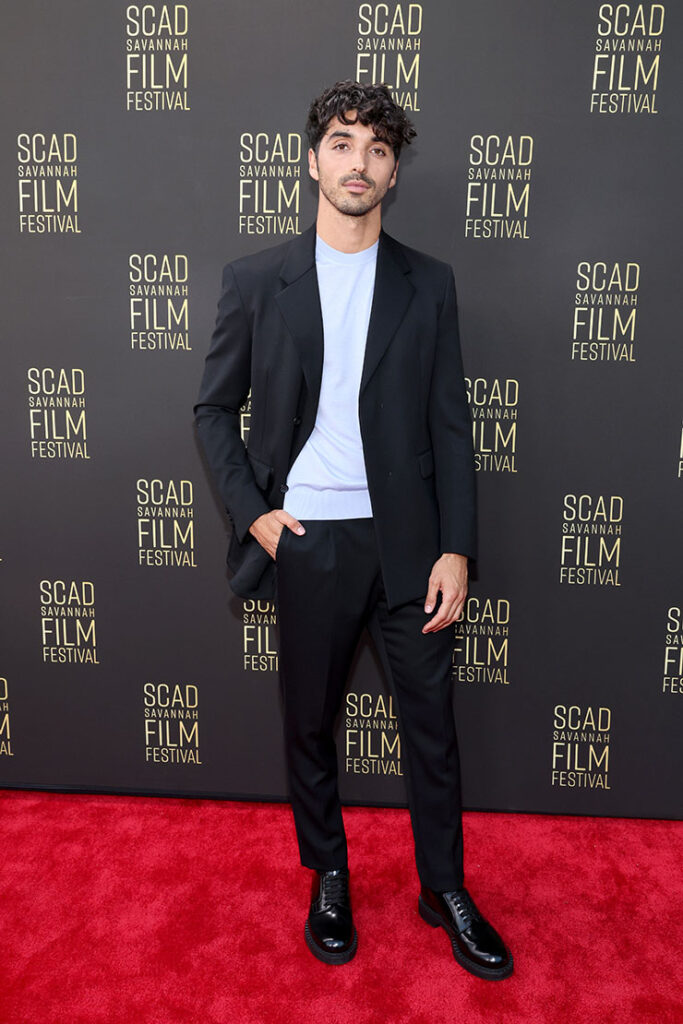 Taylor Zakhar Perez attends the 26th SCAD Savannah Film Festival on October 27, 2023 in Savannah, Georgia.