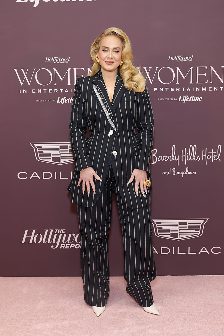 Adele Wore Schiaparelli To The Hollywood Reporter’s Women In Entertainment