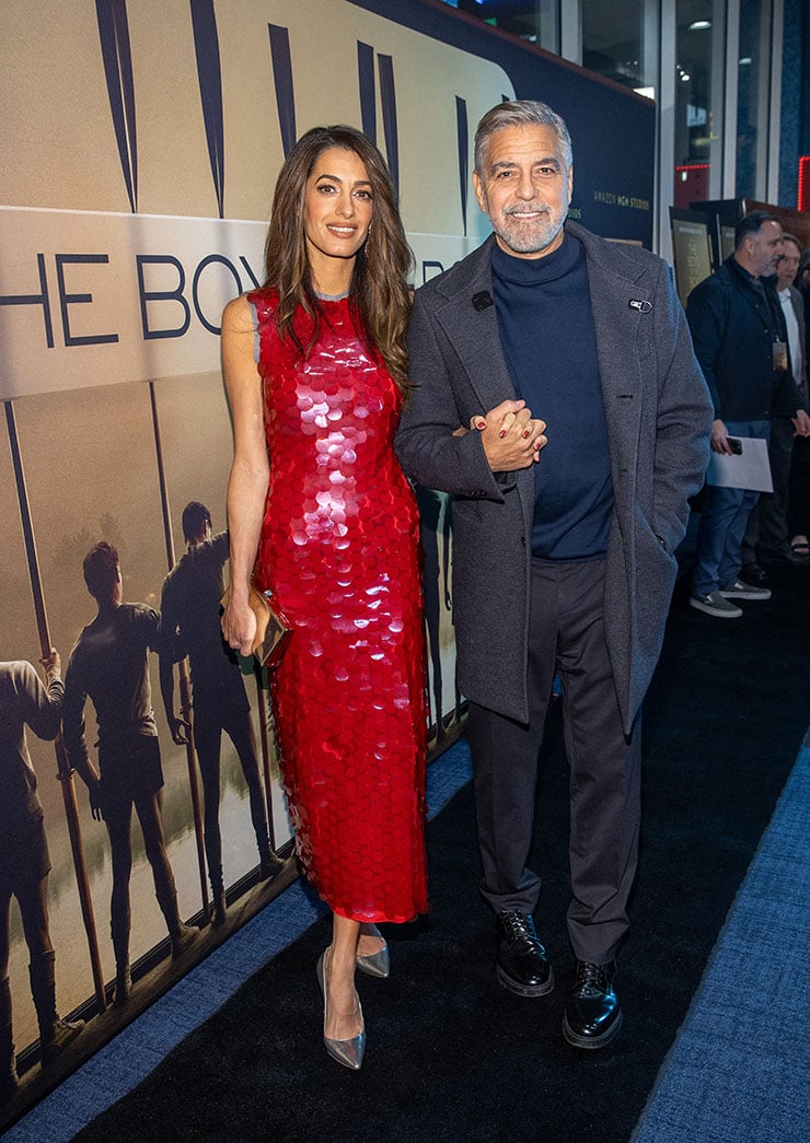 Amal Clooney Wore 16Arlington To ‘The Boys In The Boat’ Seattle Screening