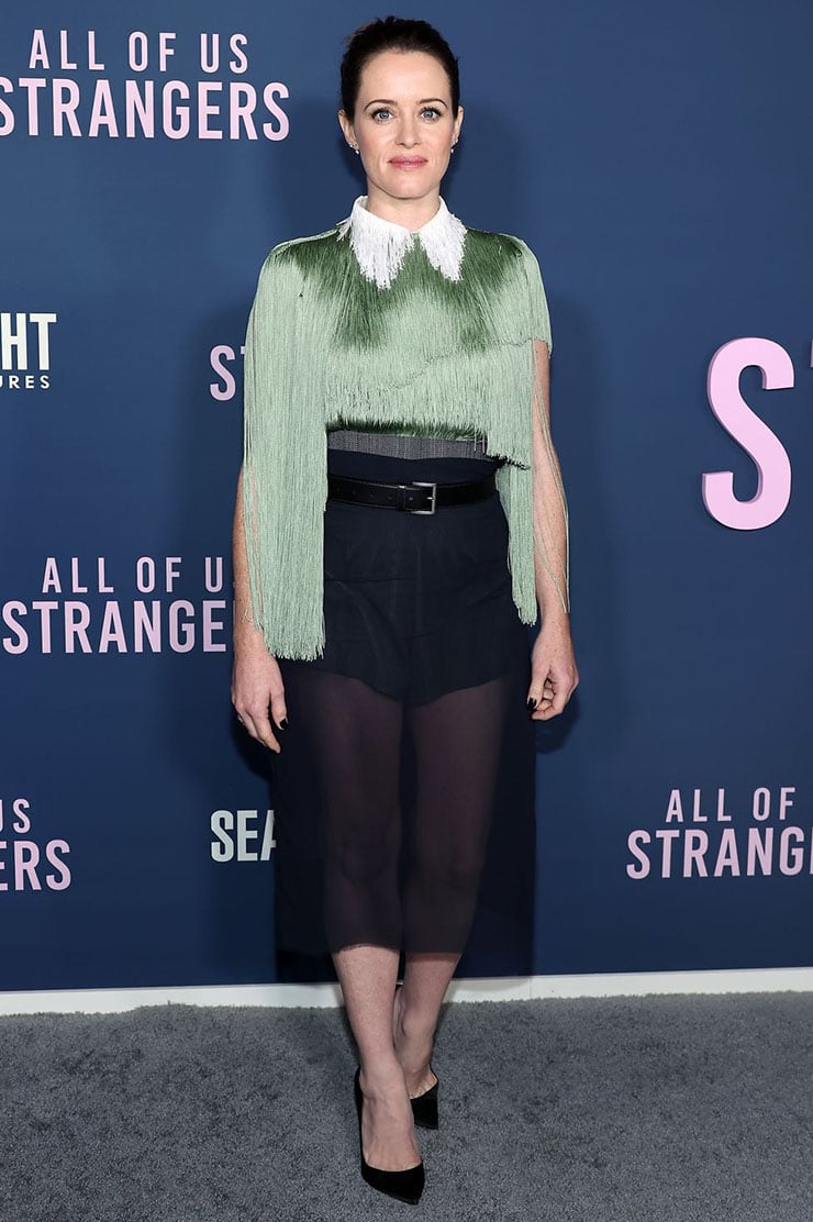 Claire Foy Wore Prada To The ‘All Of Us Strangers’ LA Screening