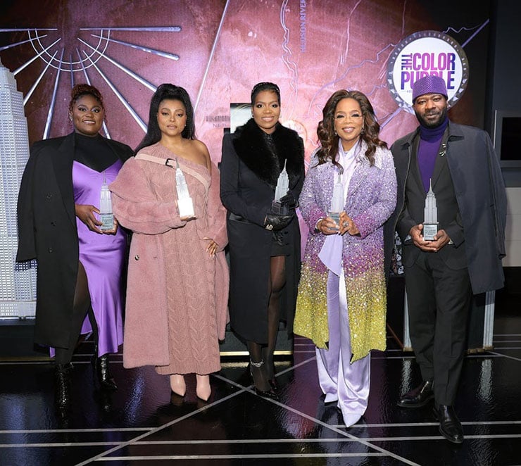 ‘The Color Purple’ Cast Light the Empire State Building