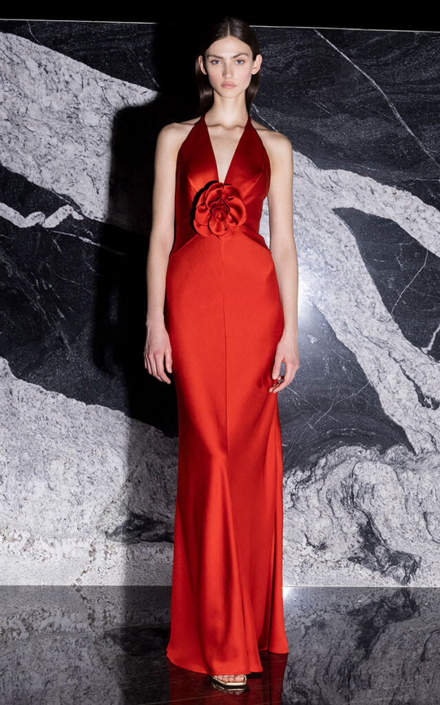 Leighton Meester Wore Silvia Tcherassi To The Winter Wonderland Holiday  Party