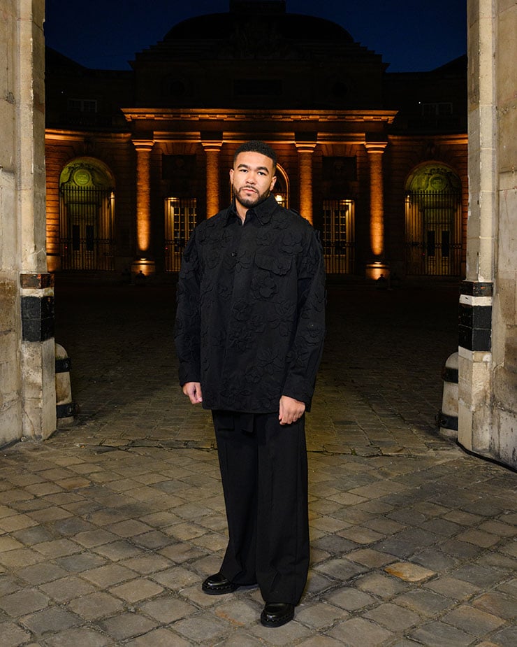 Reece James Front Row @ Valentino Fall 2024 Mens