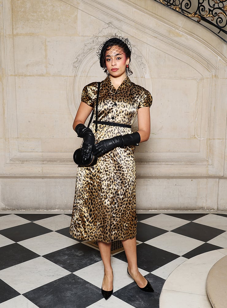 Celeste Epiphany Waite attends the Christian Dior Haute Couture Spring/Summer 2024 show