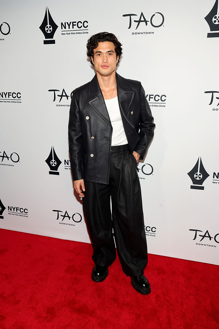 Charles Melton Wore Louis Vuitton To The 2024 New York Film Critics Circle Awards