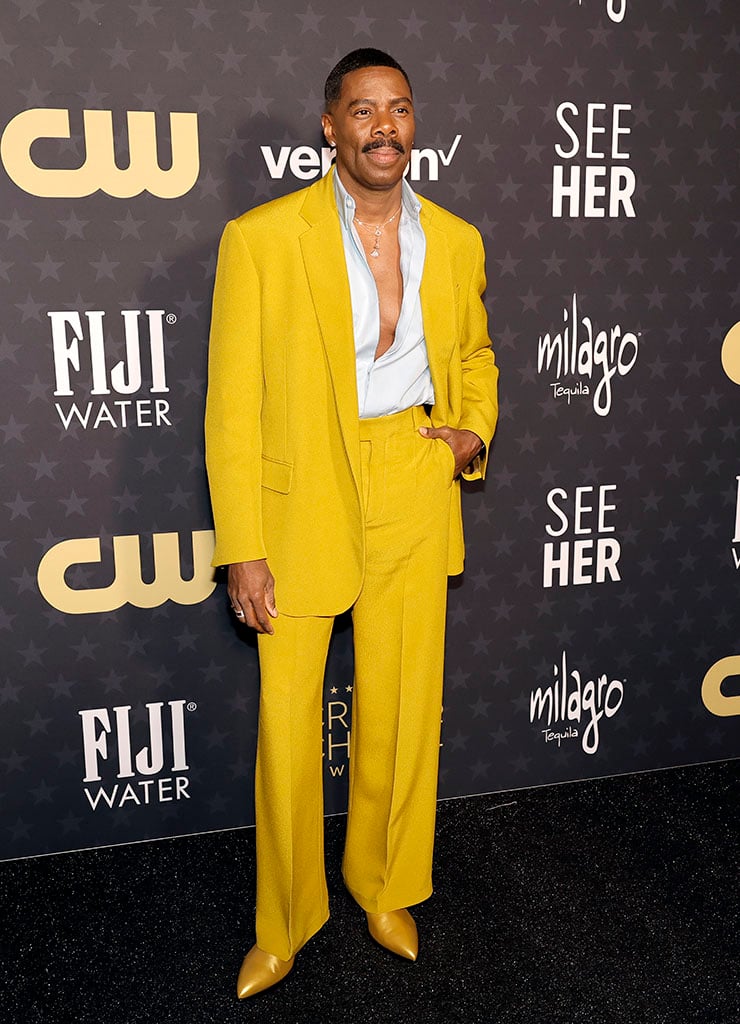 Colman Domingo Wore Valentino Haute Couture To The 2024 Critics' Choice Awards