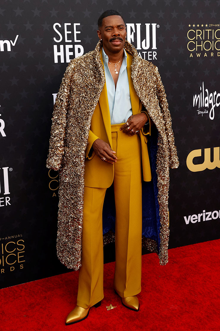 Colman Domingo Wore Valentino Haute Couture To The 2024 Critics' Choice ...