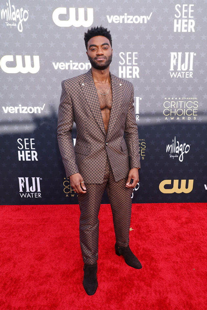 Jelani Alladin in Balmain - 2024 Critics' Choice Awards 