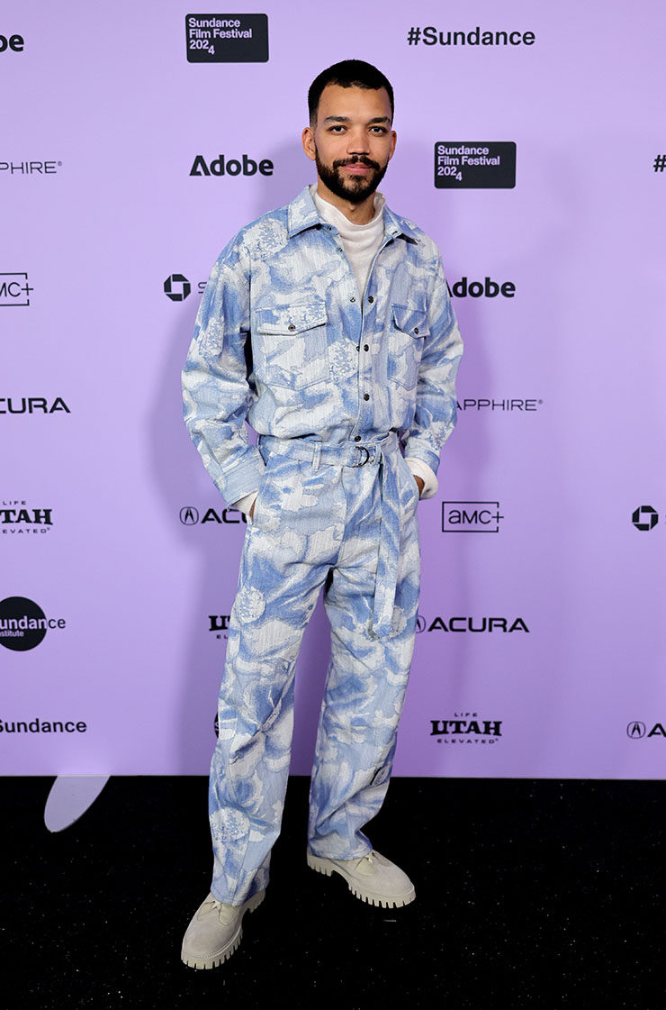 Justice Smith Wore MSGM To The ‘I Saw The TV Glow’ Sundance Film Festival Premiere