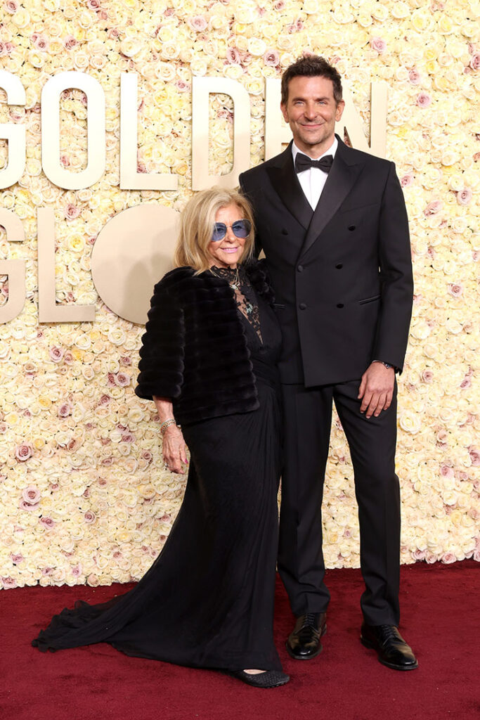 Gloria Campano and Bradley Cooper
Louis Vuitton
2024 Golden Globe Awards