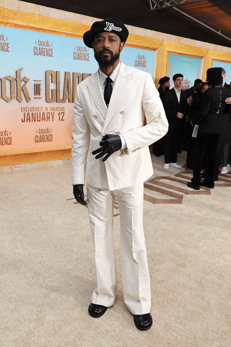 Lakeith Stanfield Wore Louis Vuitton To ‘The Book of Clarence’ LA Premiere