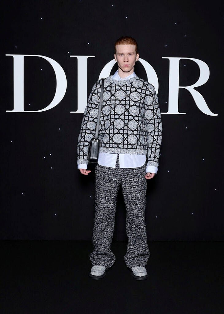 Luther Ford attends the Dior Men Fall/Winter 2024-2025 show as part of Paris Fashion Week 