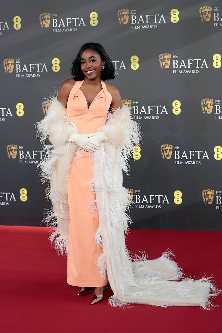 Ayo Edebiri Wore Bottega Veneta To The 2024 BAFTAs