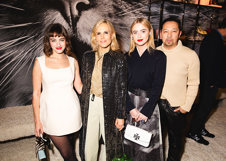 Beatrice Granno, Tory Burch, Kathryn Newton, Humberto Leon Celebrate The New Tory Burch Concept Store