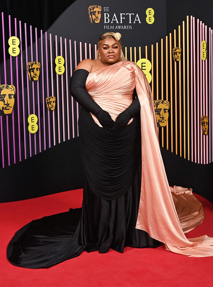 Da’Vine Joy Randolph Wore Robert Wun Couture To The 2024 BAFTAs