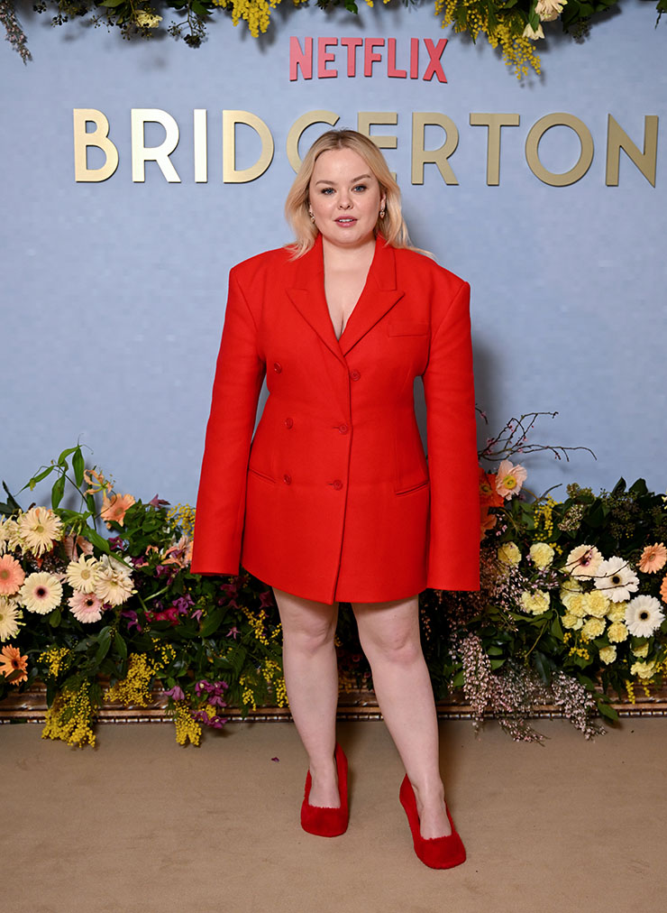 Nicola Coughlan Wore Stella McCartney To The ‘Bridgerton’ Season 3 Screening