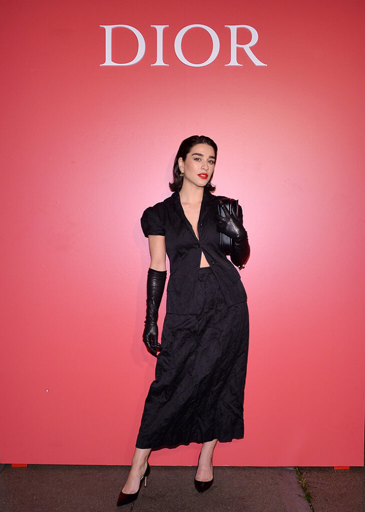 Simona Tabasco celebrates the Rouge Dior launch