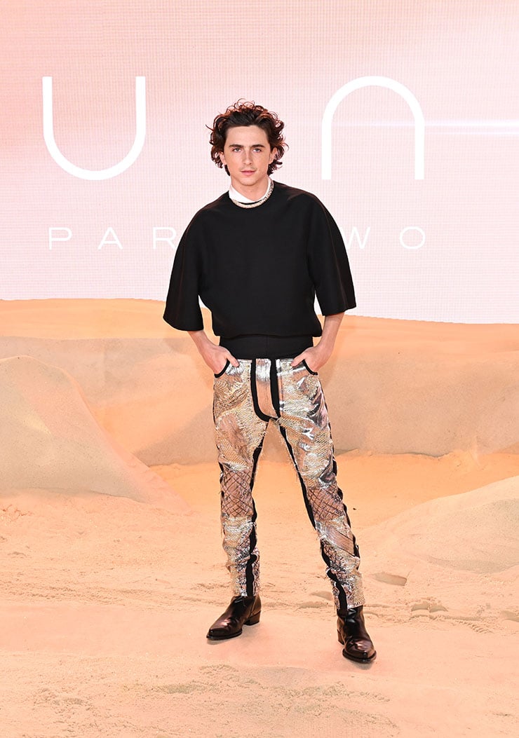 Timothée Chalamet Wore Haider Ackermann To The ‘Dune: Part Two’ London Premiere