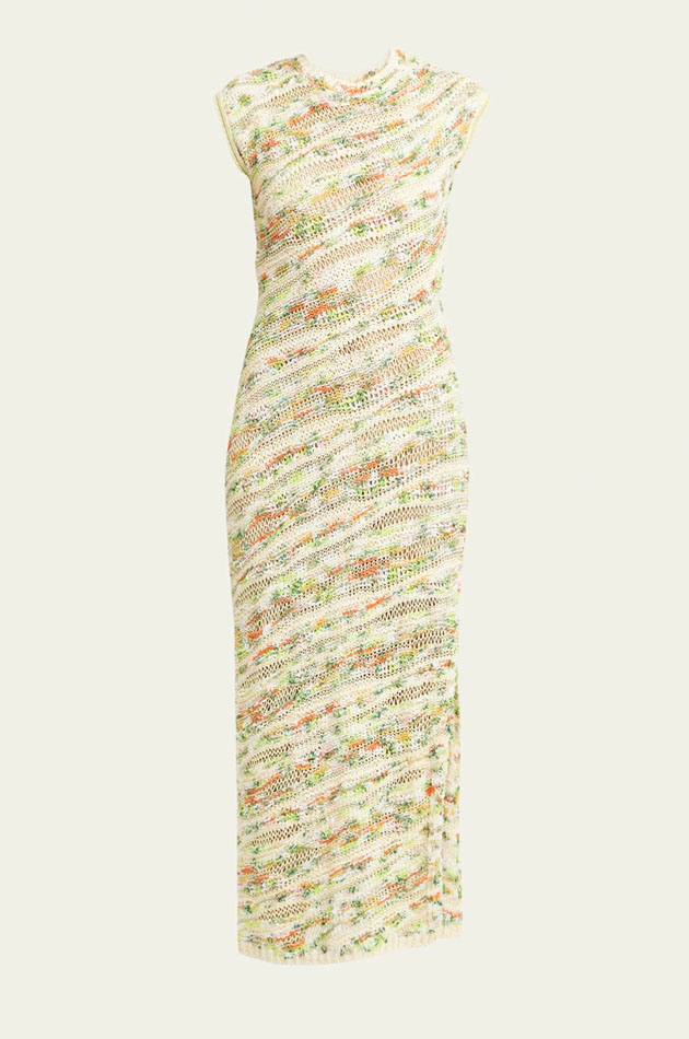 open knit crochet dress The Crochet Knit Tank Dress main image 0