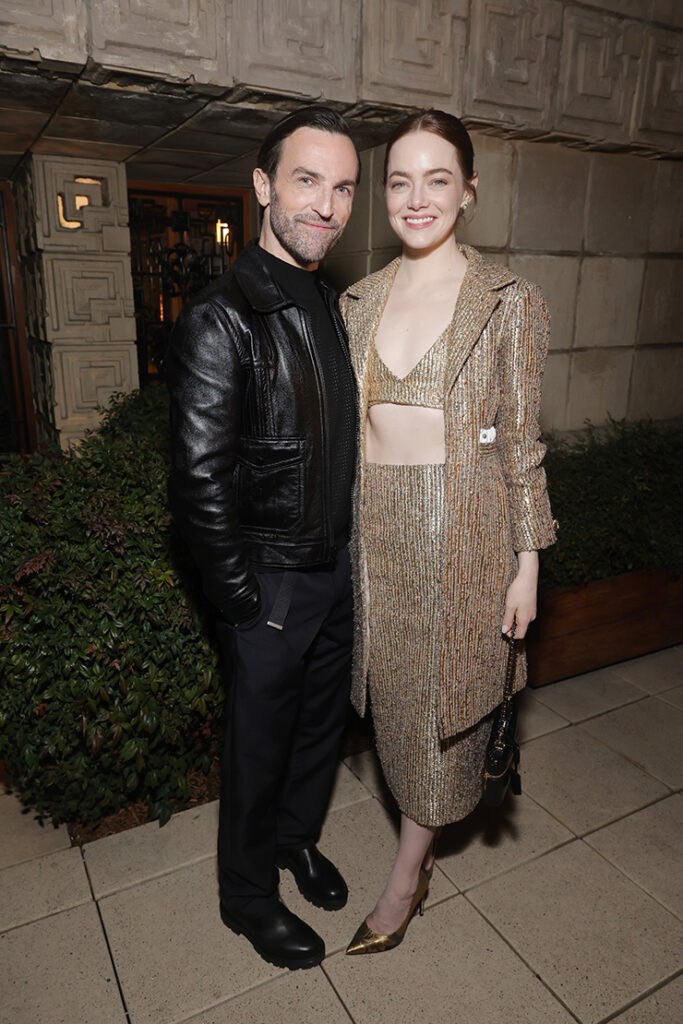Emma Stone at the Louis Vuitton x W Magazine Awards Season Celebration Dinner
