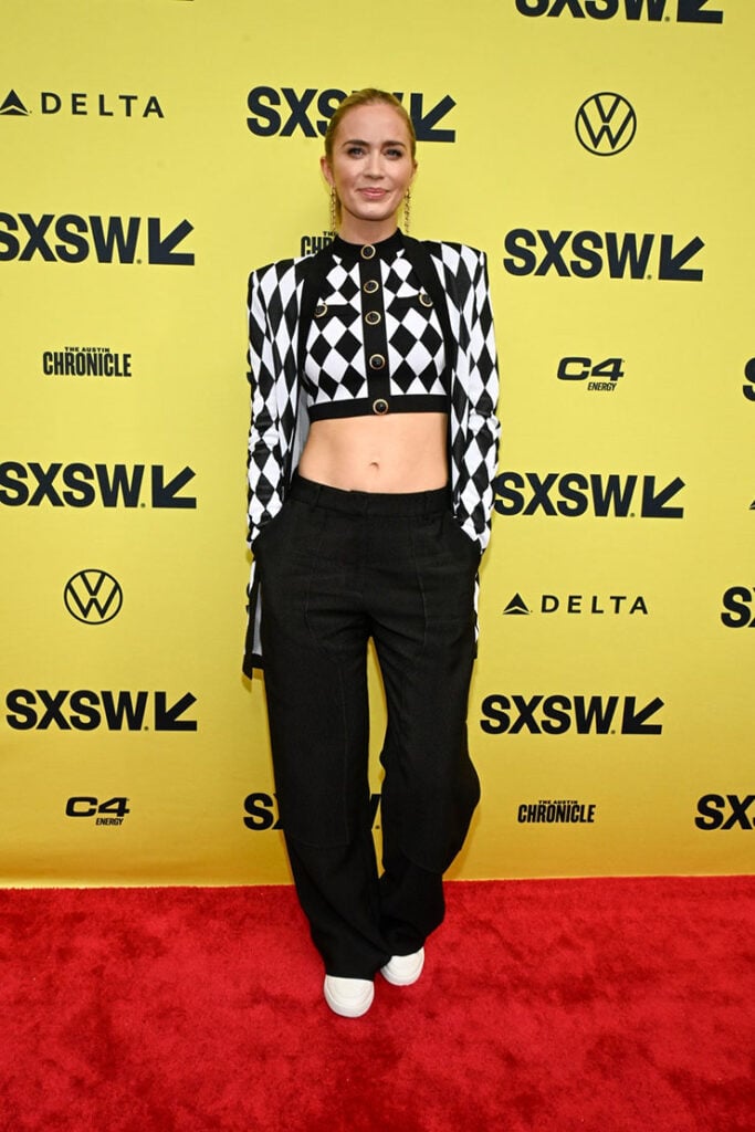 Emily Blunt Wore Balmain To 'The Fall Guy' SXSW World Premiere