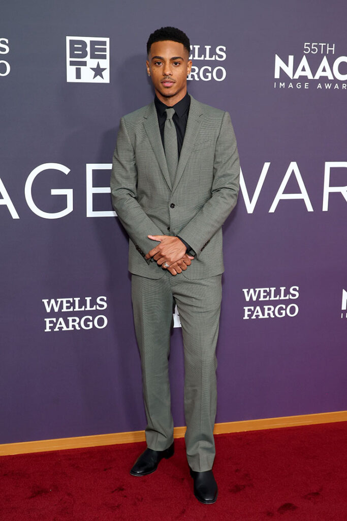 Keith Powers attends the NAACP Image Awards Dinner