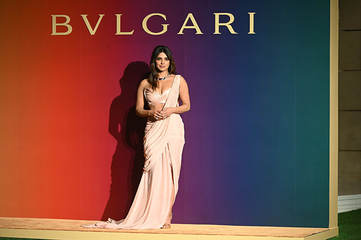 Priyanka Chopra Wore Gaurav Gupta Couture To Bulgari 's 'A Roman Holi Party'