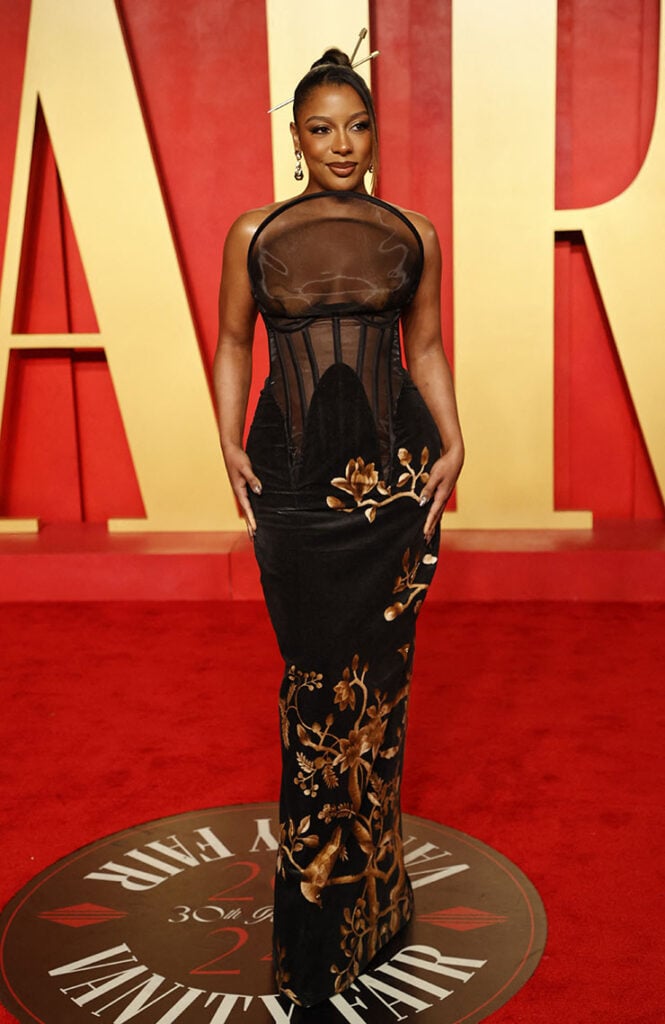 Victoria Monét attends the 2024 Vanity Fair Oscar Party 