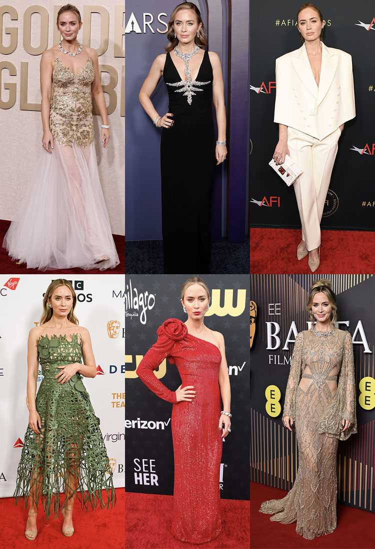 Which Emily Blunt Awards Season Look Was Your Favourite?
