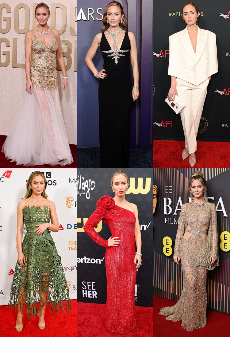 Which Emily Blunt Awards Season Look Was Your Favourite?