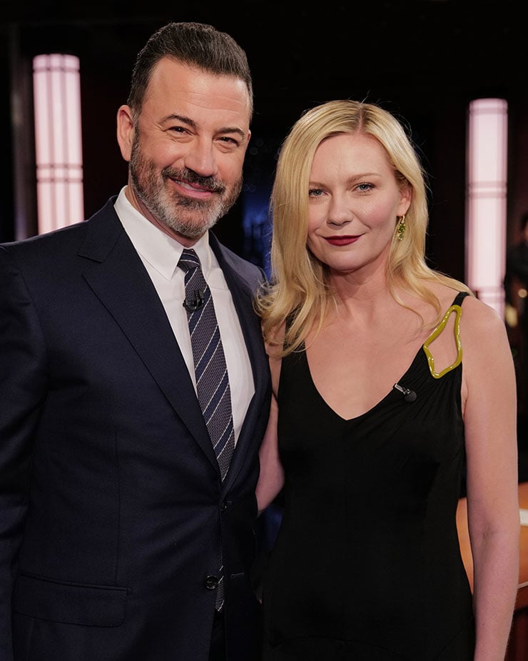 Kirsten Dunst Wore Lanvin On Jimmy Kimmel Live!