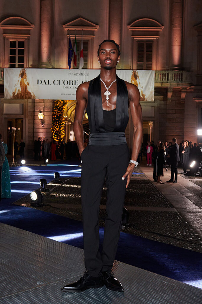 Alton Mason at the 'From the Heart to the Hands: Dolce & Gabbana' Exhibition Opening Night