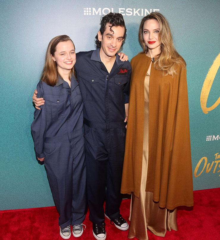 Angelina Jolie Wore Chloé x Atelier Jolie To ‘The Outsiders’ Opening Night