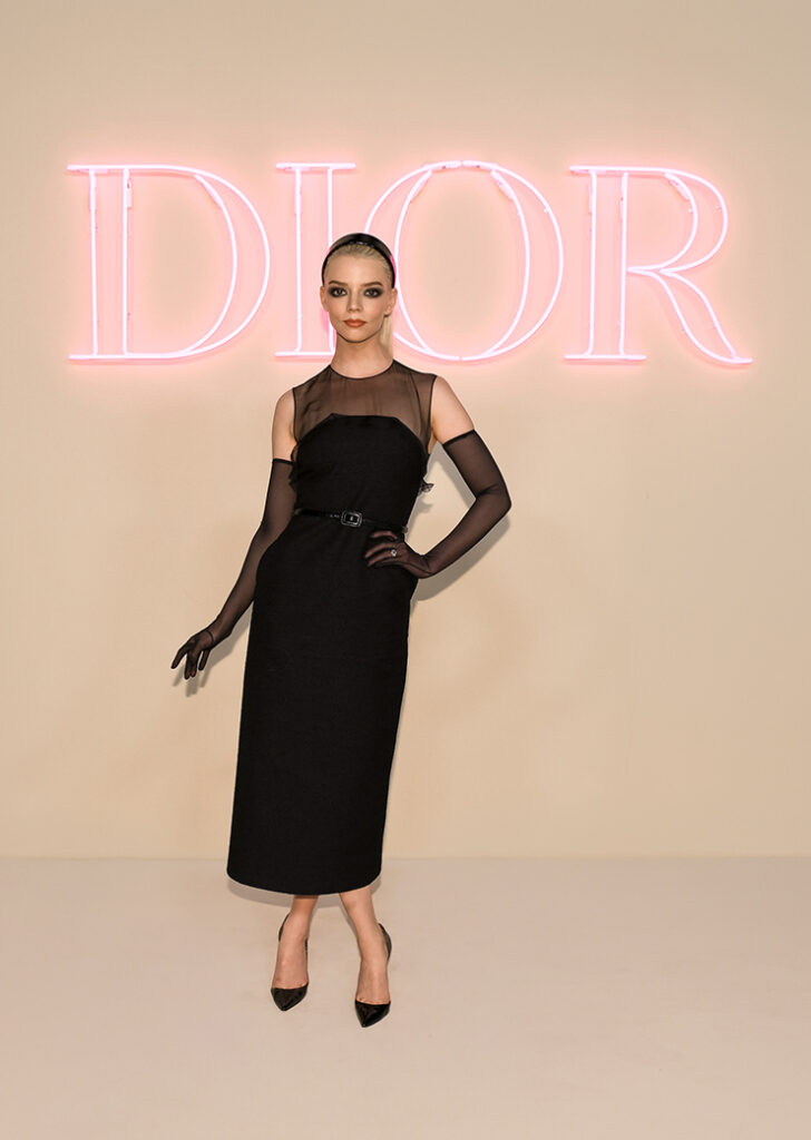 Anya Taylor-Joy Front Row @ Dior Pre-Fall 2024