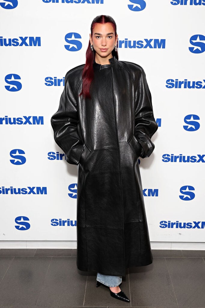 Dua Lipa Wore Khaite Visiting The SiriusXM Studios